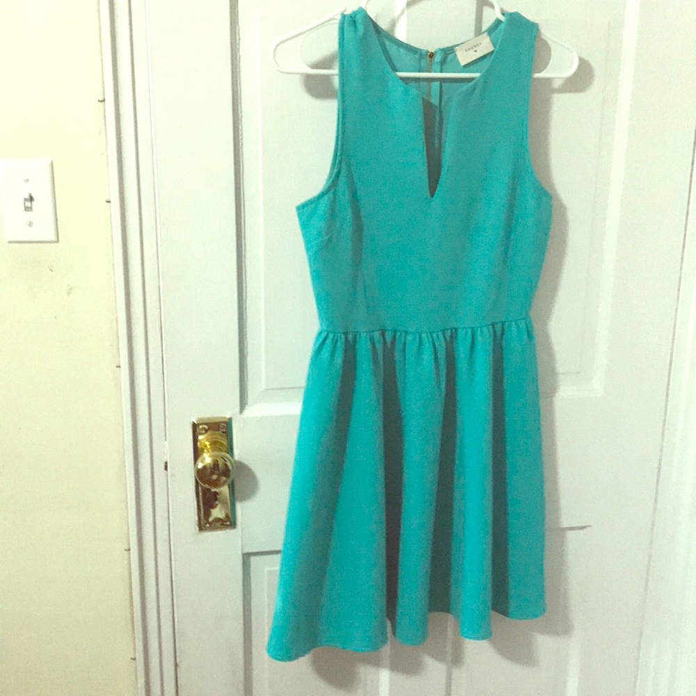 Blue dress